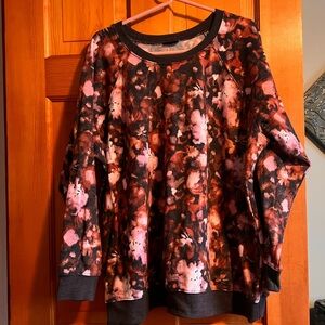 Torrid Floral Sweatshirt